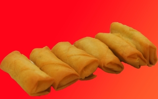 9 Mini Fruehlingsrollen