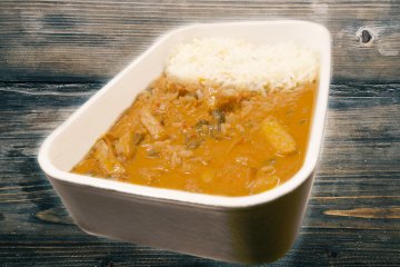 Hähnchen in Metaxasauce